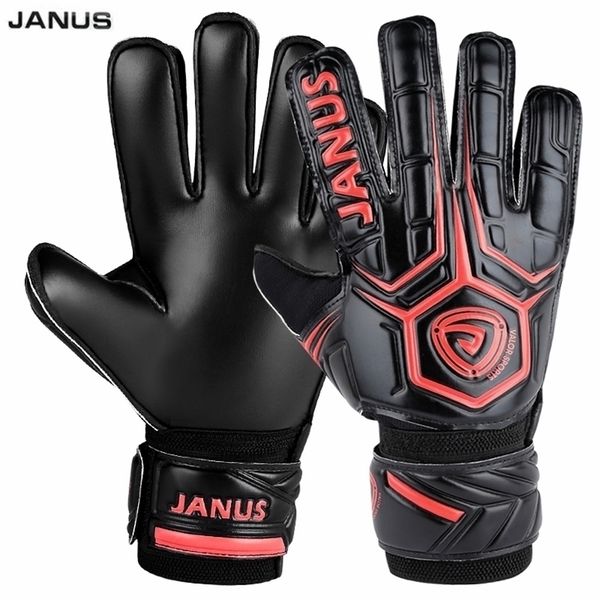 

sports gloves professional football goalkeeper soccer goalie with finger protection s434 220926, Black