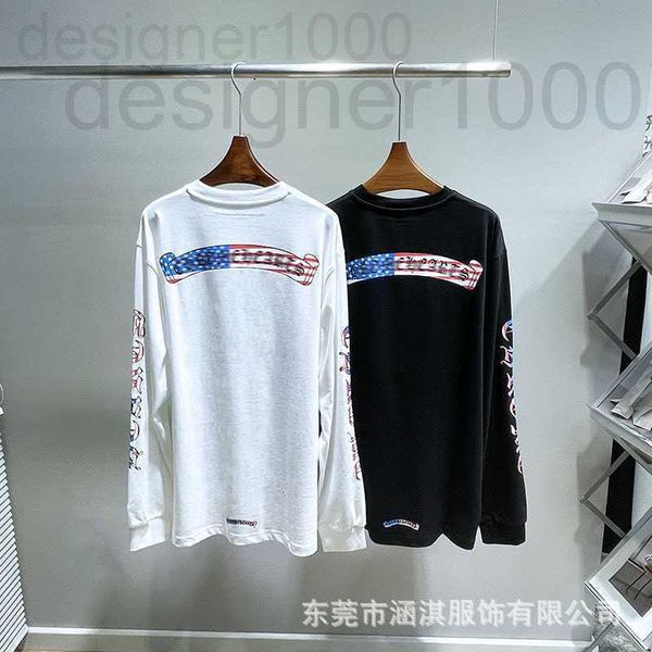 

women's t-shirt designer chaopai ch early spring men's and women's same sanskrit letter printed pullover for couples mk6c, White