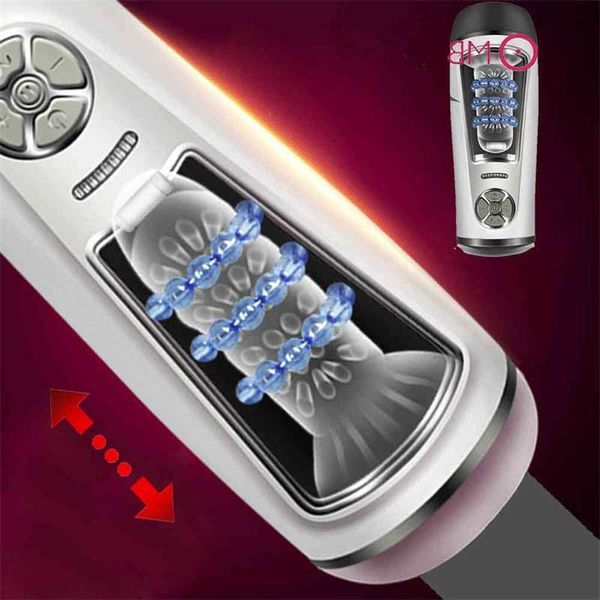 

appeal massager full automatic thrusting piston male masturbator retractable voice interaction electric machine blowjob sucking toys for men