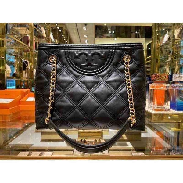 

tory shoulder designer bags luxury brand fashion simple square tassel bag women's real leather chain phone handbags zhouzhoubao123 6ghy