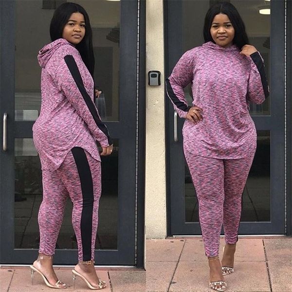

women's two piece pants women's tracksuit plus size hooded sports sets women runnning 2pc sets autumn gym fitness sports outdoor s, White