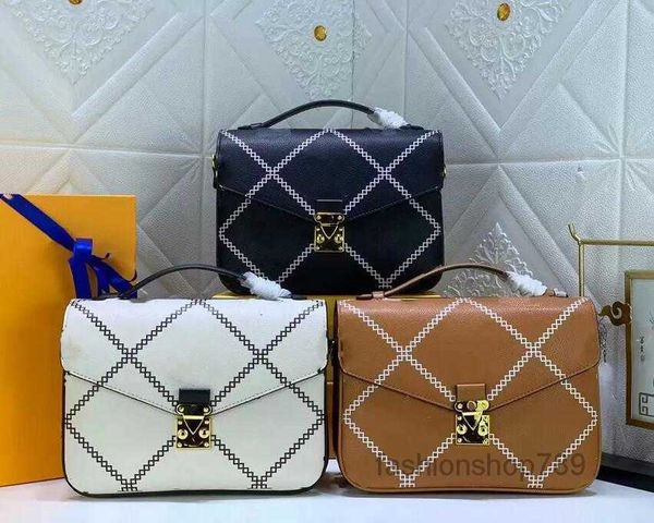 

evening bags totes high-quality designer handbag purses woman genuine leather letter clutch purse chain womens messenger crossbody shom