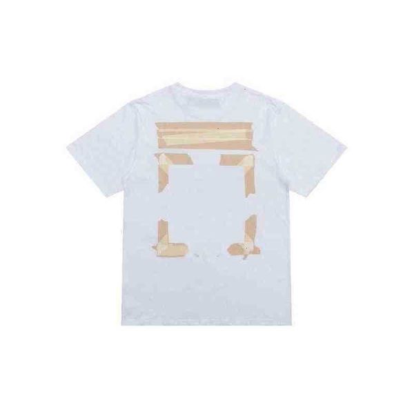 

off men's t shirts 2022 ow summer brand t-shirts women designers t loose tees tshirt luxury clothing street white black short fashion