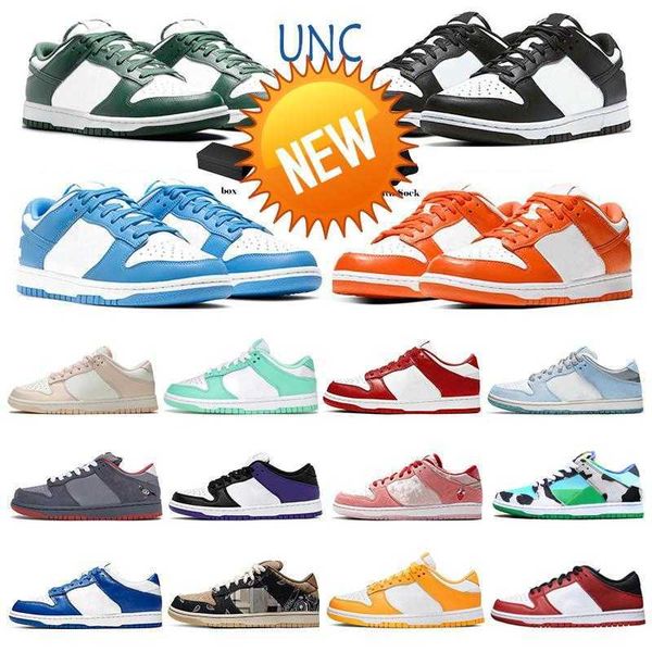 

running shoes 2022 mens low black white unc pn dust coast university red green glow laser orange men trainers women sneakers designer o