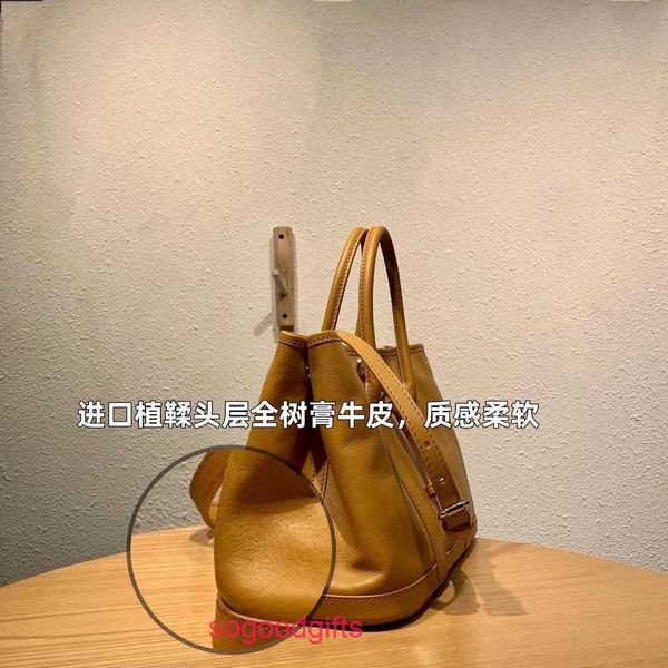 

garden party bags women crossbody herme designer tote handbags vegetable tanned layer leather handmade new 2022 women's bag