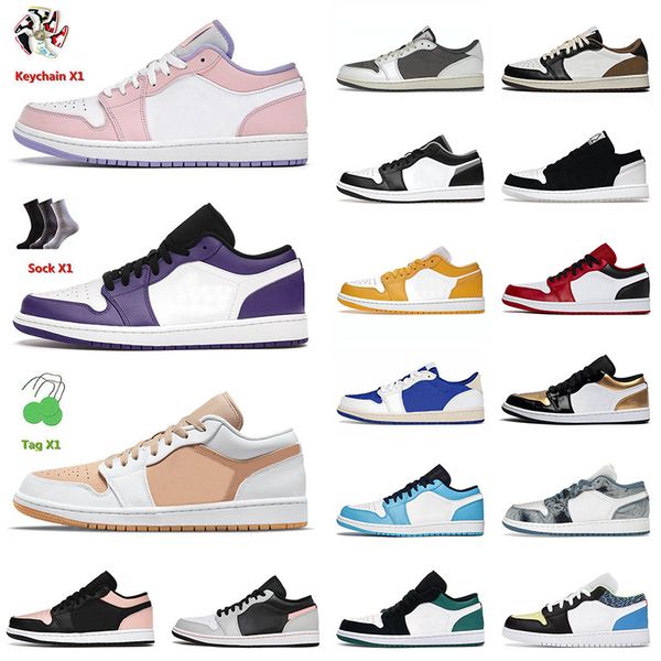 

designer men basketball shoes 1 1s low jumpman arctic punch shadow toe crimson tint jorden1s ts x fragment outdoor sports sneakers