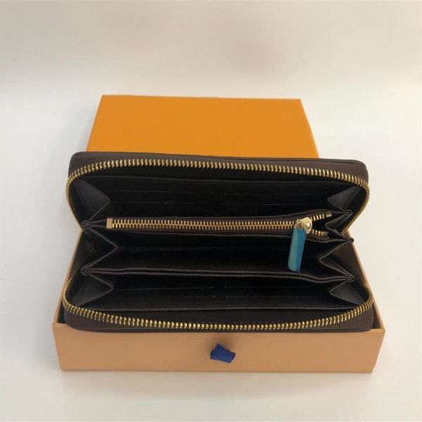 

single zipper wallet the most stylish way to carry around money cards and coins men leather purse card holder long business walle296e, Red;black