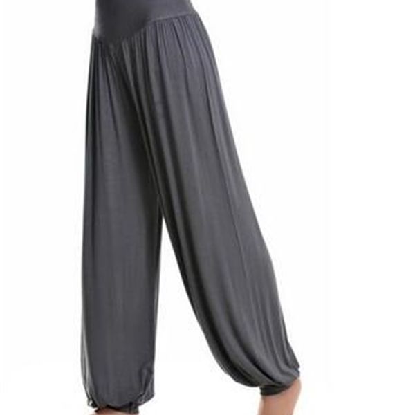 

women's pants capris 1pcs/lot women lady harem pants modal solid long belly dance boho wide trousers 220929, Black;white
