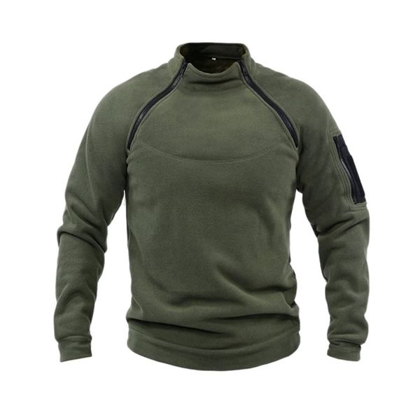 

men's jackets men winter fleece parka men's coat casual tactical army outwear thick warm bomber military man clothes 220928, Black;brown