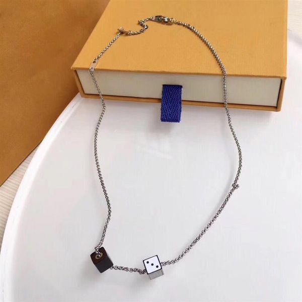 

designer necklace plated screw jewelry love clavicle chain with rose gold platinum simple and fashion woman love262b, Silver