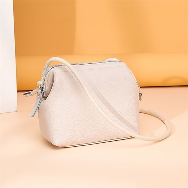 

evening bags 100% genuine leather women handbags soft cowhide shoulder luxury small female messenger fashion 220928