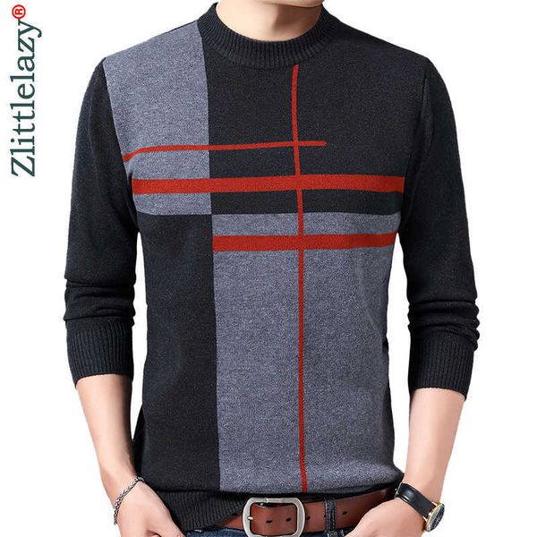 

men's sweaters 2022 casual thick warm winter striped knitted pull sweater men wear jersey dress pullover knit mens sweaters male fashio, White;black