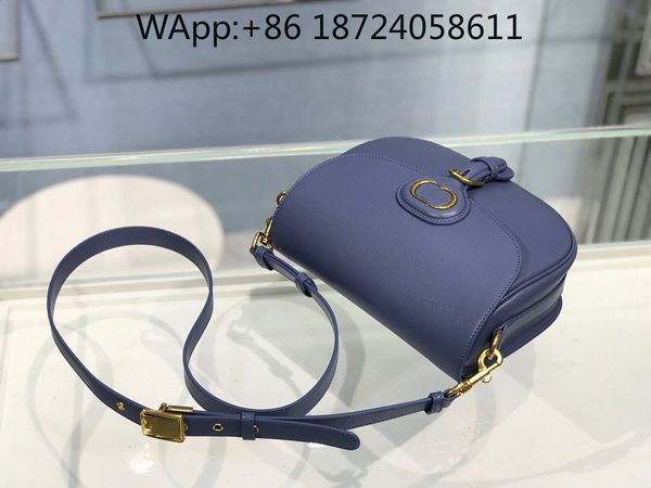 

leather classic lady single shoulder oblique straddle bag 7a high-end customized quality fashion business leisure metal accessories 045658