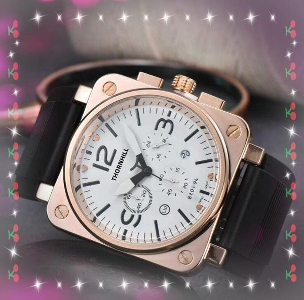 

all dials work brand mens watches full functional clock rubber silicone strap quartz waterproof calendar all the crime scanning tick satch w, Slivery;brown