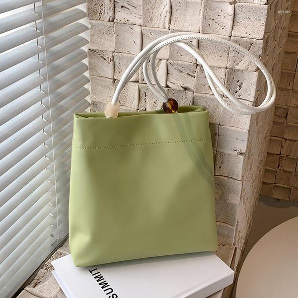 

evening bags fashion simple leather shoulder bag solid color purses and handbags casual daily pack imitacion