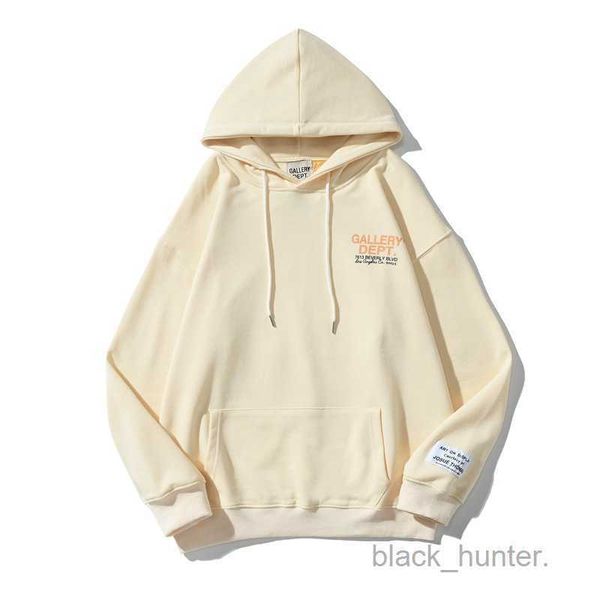 

mens hoodies galery dept designer sweatshirts autumn winter 2022 new trend automobile pattern cotton wool circle men women's hoodie, Black