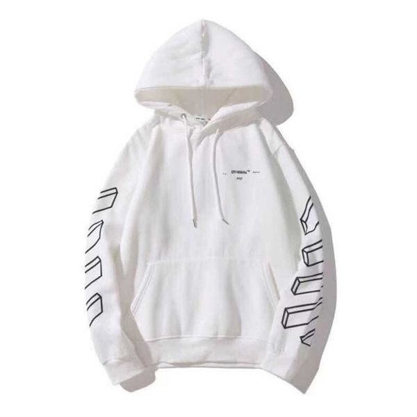 

luxury women's fashion jackets sweatshirts brand offs pullover tees hoodies designer women sweater men arrow cross letter print hoodie, Black;brown