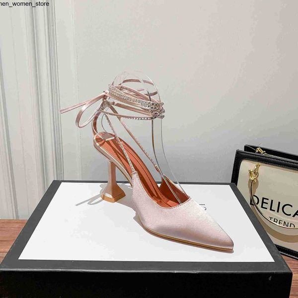 

sliver designer sandals women high heels new summer fashion brand white rivet pointed sandal, Black