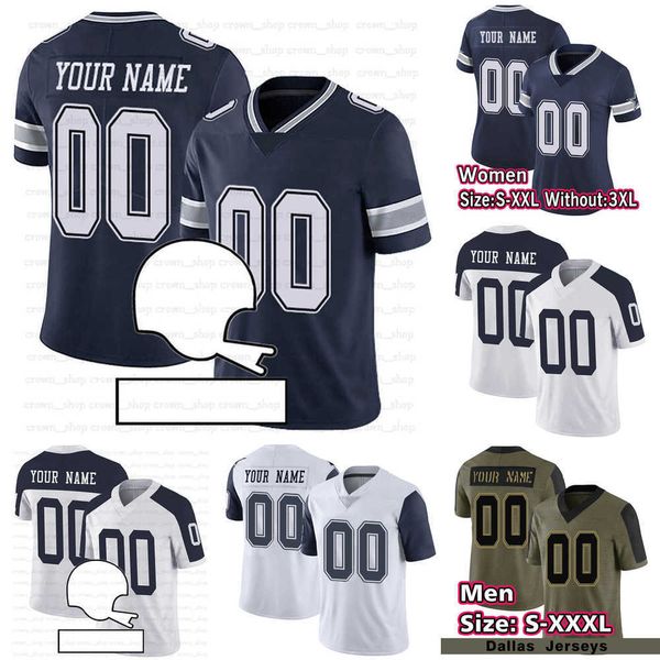 

stitched football jersey trevon ceedee dak parsons prescott lamb diggs kavontae micah turpin jerseys, Black;red