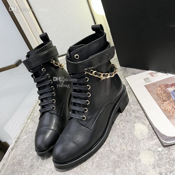 

winter designer ankle boots leather booties women fashion luxury heel boot channel woman fdg, Black