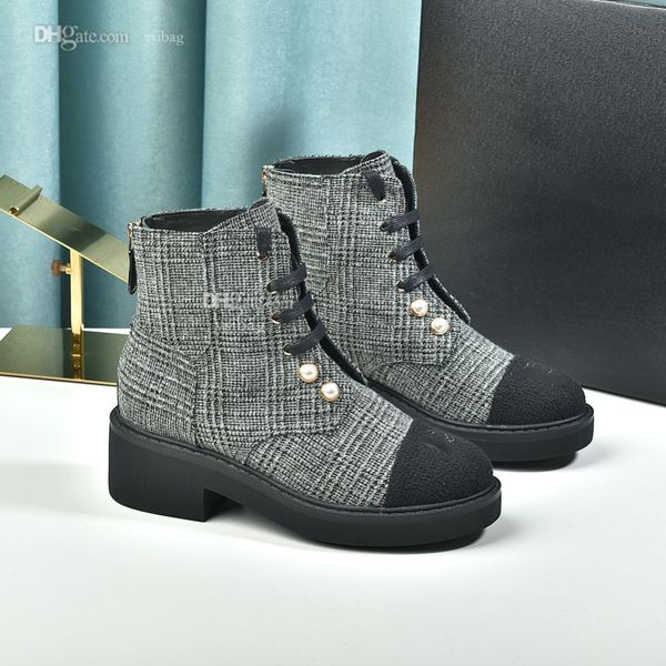 

winter designer ankle boots tabi booties women fashion luxury cowboy heel boot channel woman gnnb, Black