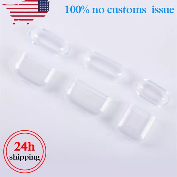 

for apple airpods pro 3 earphones accessories transparent case pu hard shell material waterproof and wear-resistant