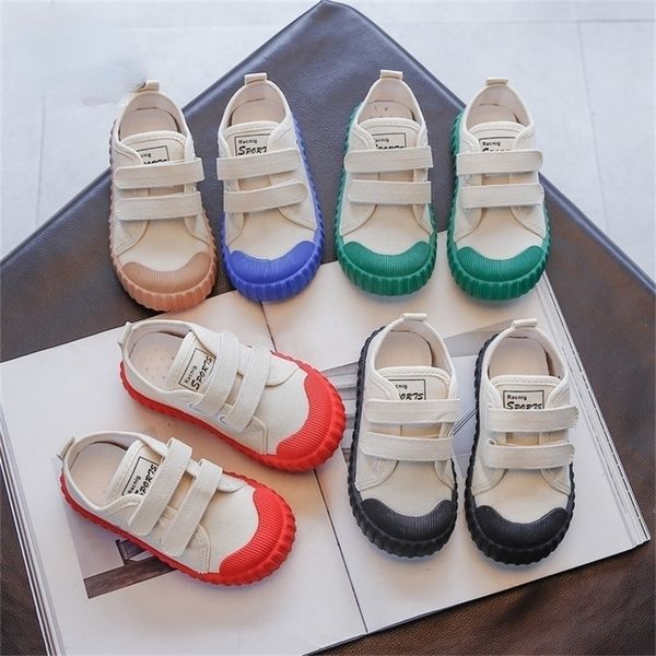 

sneakers kids shoes for girl autumn baby canvas girls casual soft bottom non-slip boys toddler 1-9 years old e06233 220928, Black;red