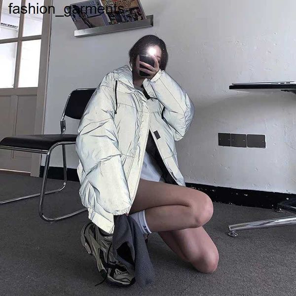 

dsigner men's essential laser down jacket cotton jacket men women, Black