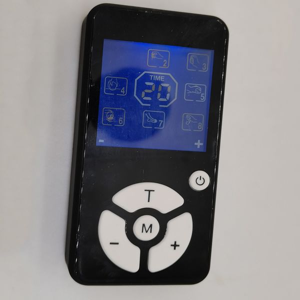 

sewing notions new arrival dual output electric shock host controllerelectro stimulation massage power therapy box medical sextoys accessori, Black