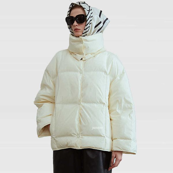 

women's down parkas 2021 new winter high-neck removable thick warm puffer parkas women casual fashion solid color single breasted loose, Black