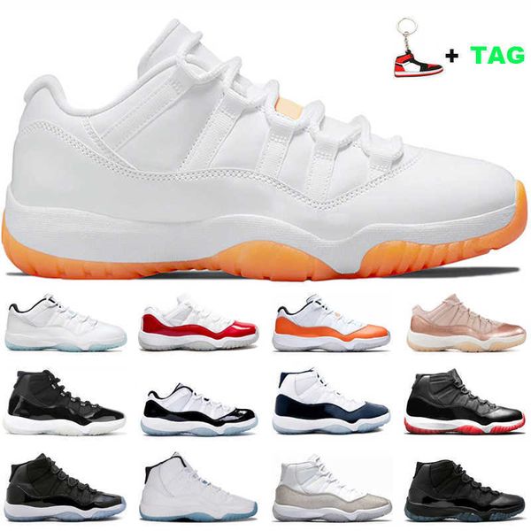 

jumpman 11 basketball shoes sneakers trainers high low legend blue citrus space jam metallic silver gamma 25th 11s men women concord