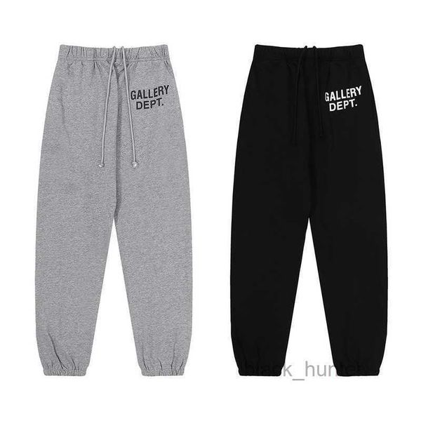 

mens pants galery dept designer basic small print terry casual pants men women's street fashion pants, Black
