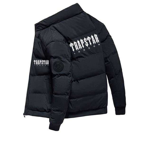 

men's down parkas mens winter jackets and coats outerwear clothing trapstar london jacket windbreaker thick warm male 220928, Black