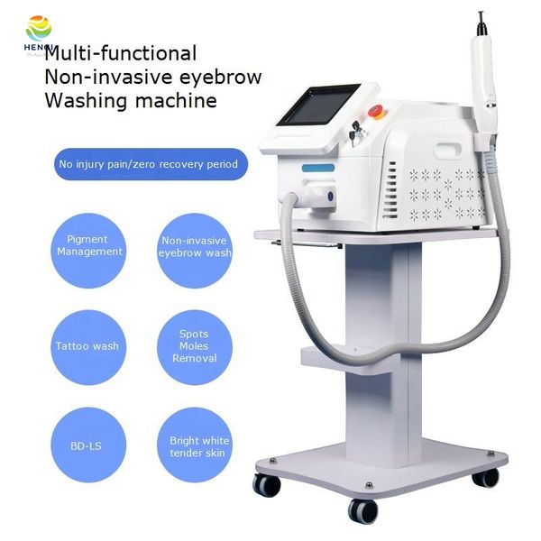 

nd yag laser tattoo pigment removal machine 1064 532nm picosecond laser carbon peel skin rejuvenation whitening, Black
