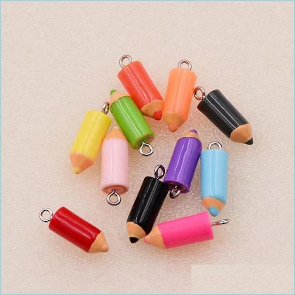 

charms charms 10pcs 7 16mm color simation pencil head for diy decoration earrings necklace fashion jewelry accessoriescharms drop del dhvcz, Bronze;silver