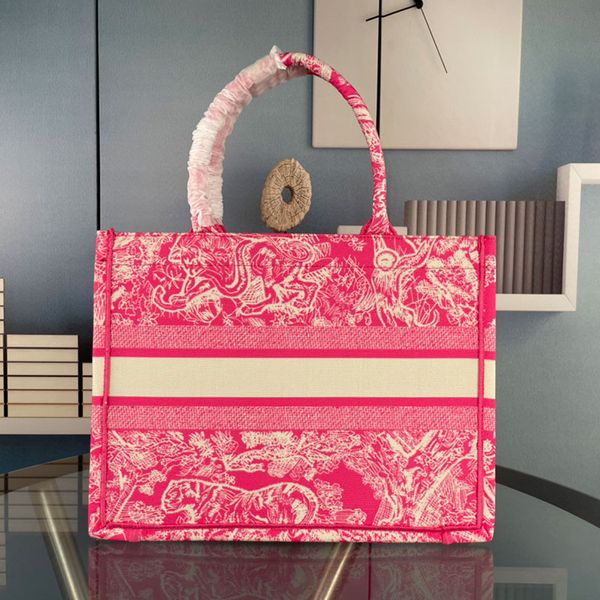 

luxury designer handbags embroidered shopping bags counter classic crossbody totes double layer original material inside and out 36 41cm