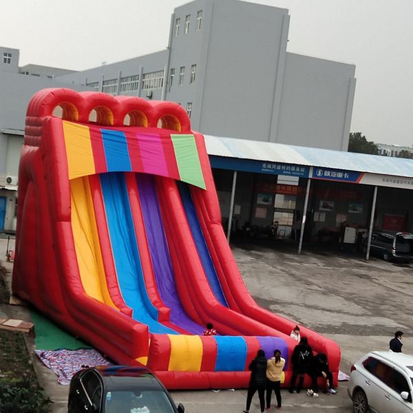 

outdoor games & activities colorful pvc giant slides inflatable slide