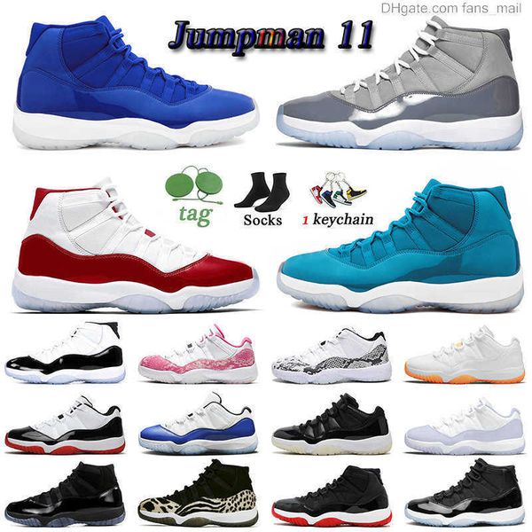 

2022 new 11s basketball shoes women mens trainers jumpman 11 cherry low 72-10 pure violet cool grey bred concord sports sneakers trainers