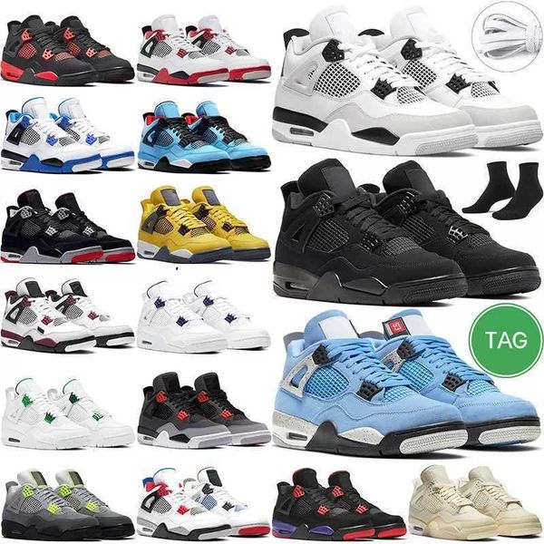 

military black 4s basketball shoes men women sail 4 infrared university blue black cat fire red royalty neon dark mocha 85 georgetown