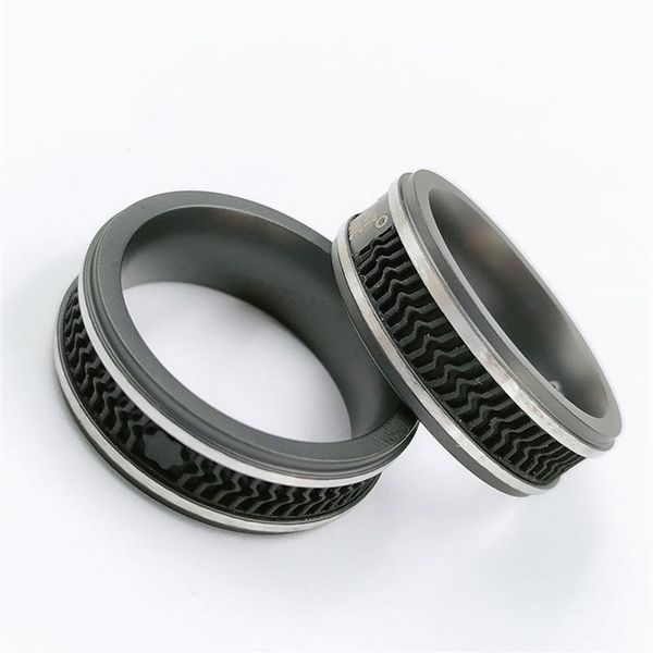 

pure pearl new arrived brand jewelry balck ring with logo277y, Silver