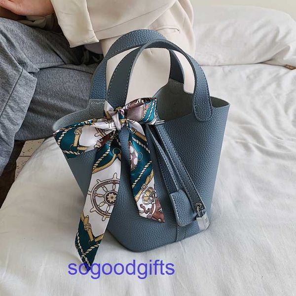 

women's designer bags genuine leather picotin lock herme handbags tote bag 2022 new litchi pattern vegetable basket bag women's fa