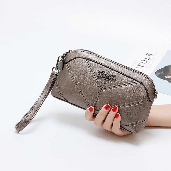 

hbp 2022 women's bag new style satchel leisure hand-held shell fashion small bag trend one shoulder messenger bag 698-2 bronze