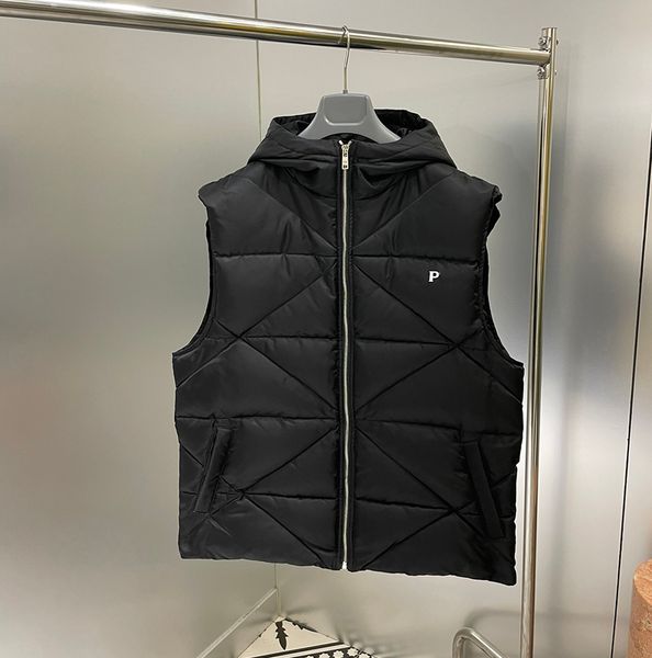 

womens vests winter fashion vest classic triangle sleeveless coats stylish mens windproof coat women nylon vest street style outerwear, Black;white