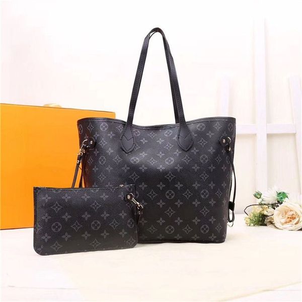 

2022 women bag designers bags 2pcs set shoulder handbag handbags leather bag credit card holder coin full purses with wallet