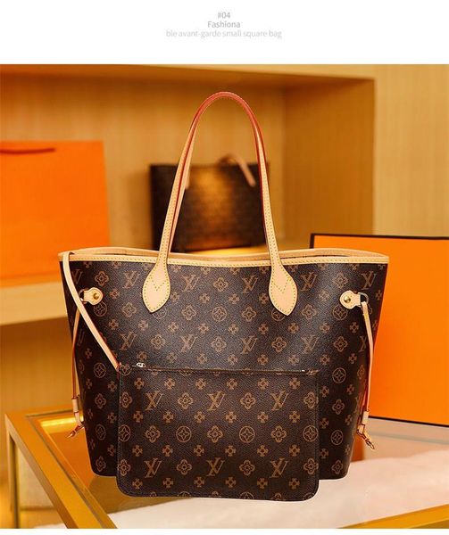 

2022 shoulder bags 6 colors lattice 2pcs set evening women bags handbag ladies designer lady clutch retro purse bag
