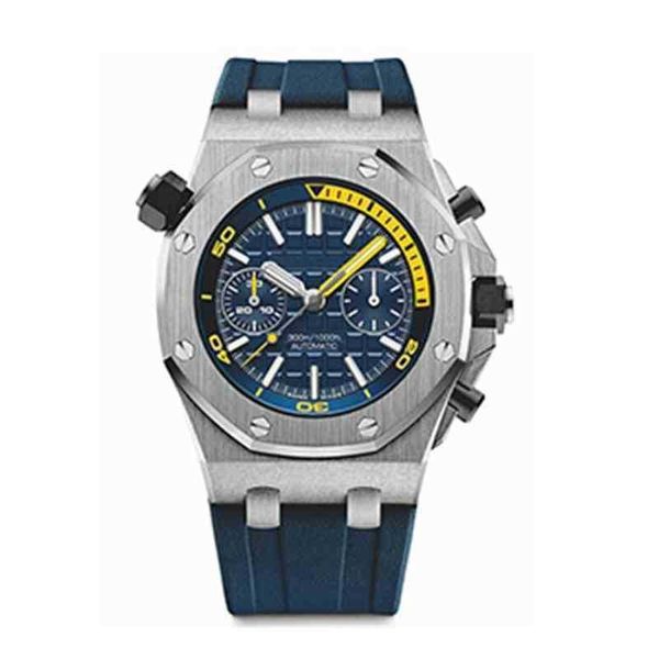 

aaaaa fine mens watch imported movement 316 stainless steel case advanced material tape 42mm in diameter, Slivery;brown