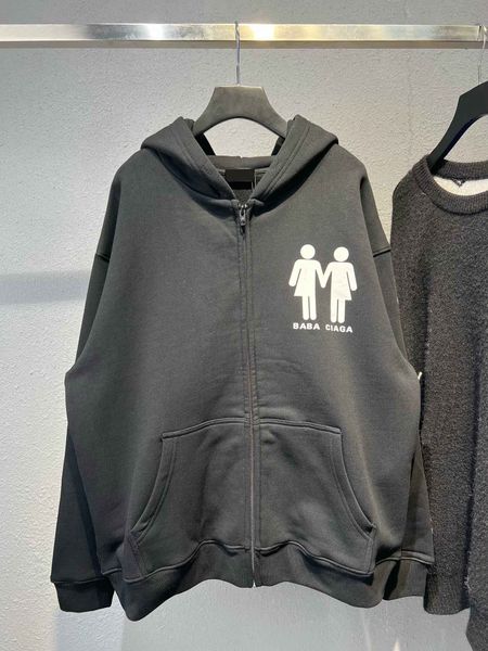 

men's plus size outerwear & coats sizehoodies hoodies suit hooded casual fashion color stripe printing asian size wild breathable long, Black;brown
