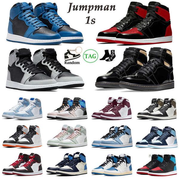 

ale 1s high og basketball shoes men women jumpman 1 dark marina blue bred patent bordeaux hyper royal dark mocha pine green jordon