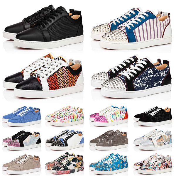 

low platform red bottoms designer shoes sneakers women men fashion loafers spikes party flat suede rivets leather luxury vintage trainers bi