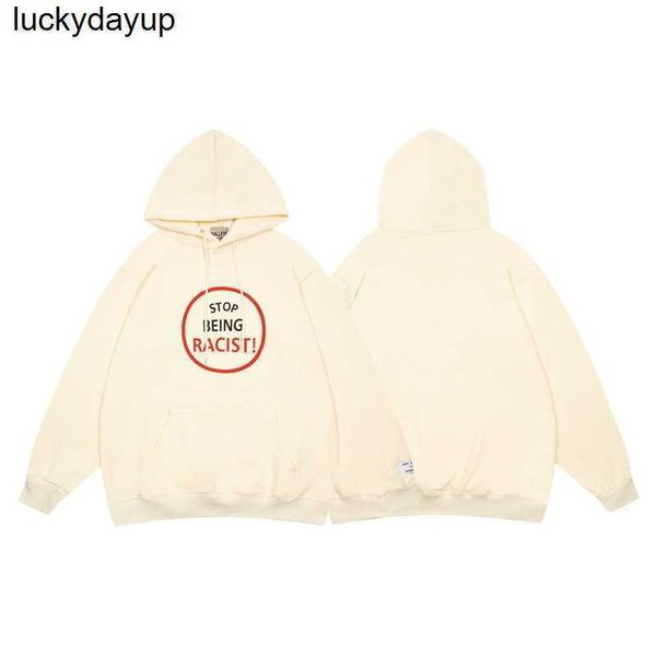 

m men's hoodies designer sweatshirts fashion galery dept letter slogan printed loose men's women's hoodie hoodies, Black